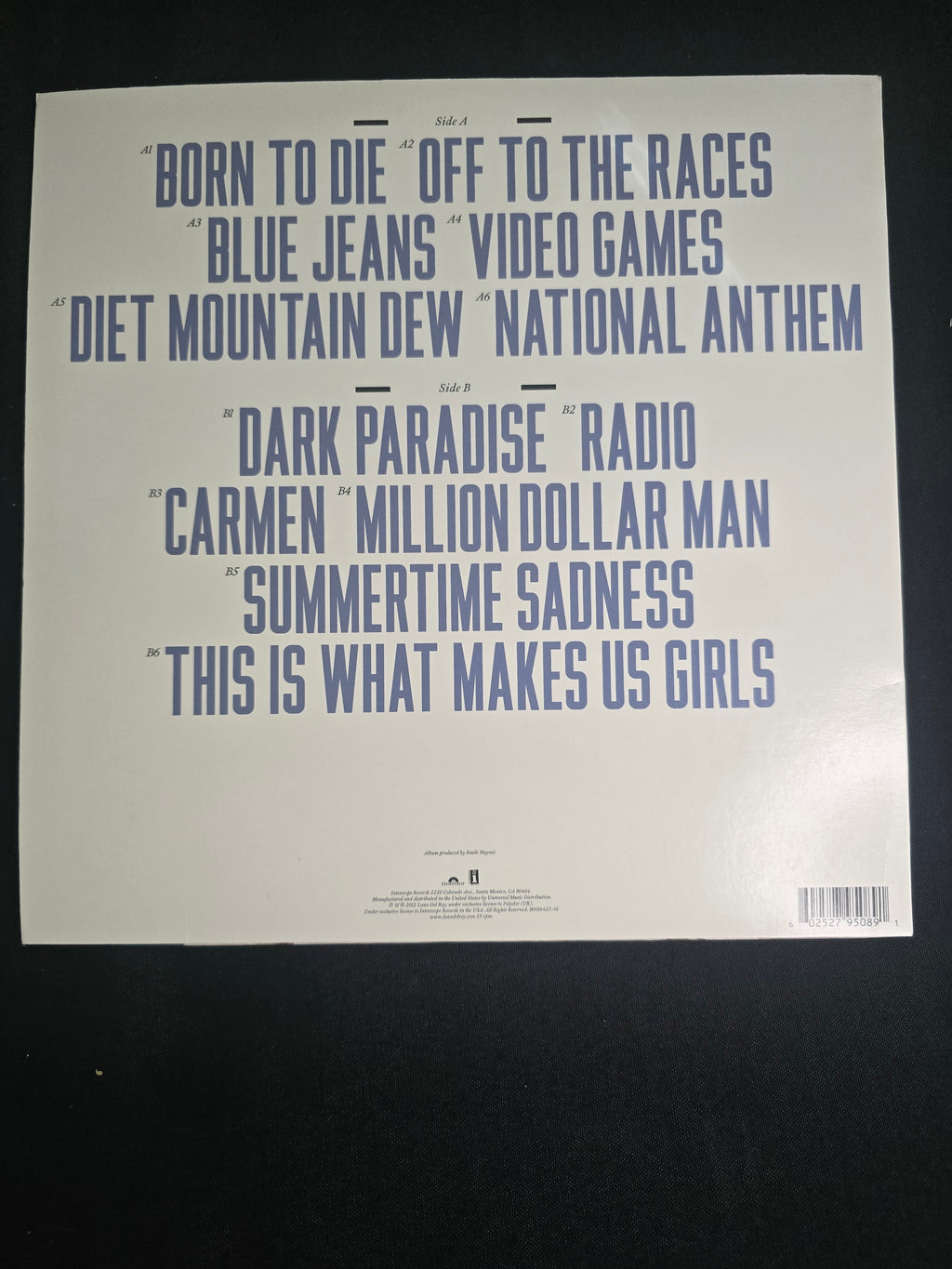 Lana Del Rey – Born to Die (B0016425-01, NM)