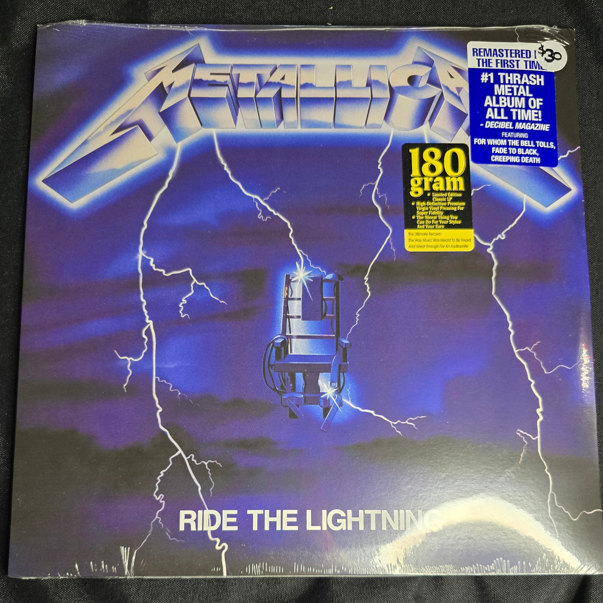 Metallica – Ride the Lightning (2016, BLCKND004R-1)