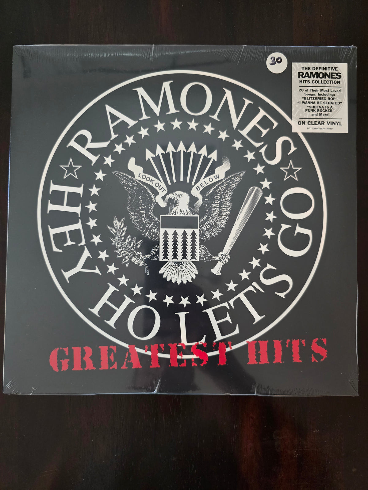 Ramones – Greatest Hits (RCV1 70015, Clear Vinyl)