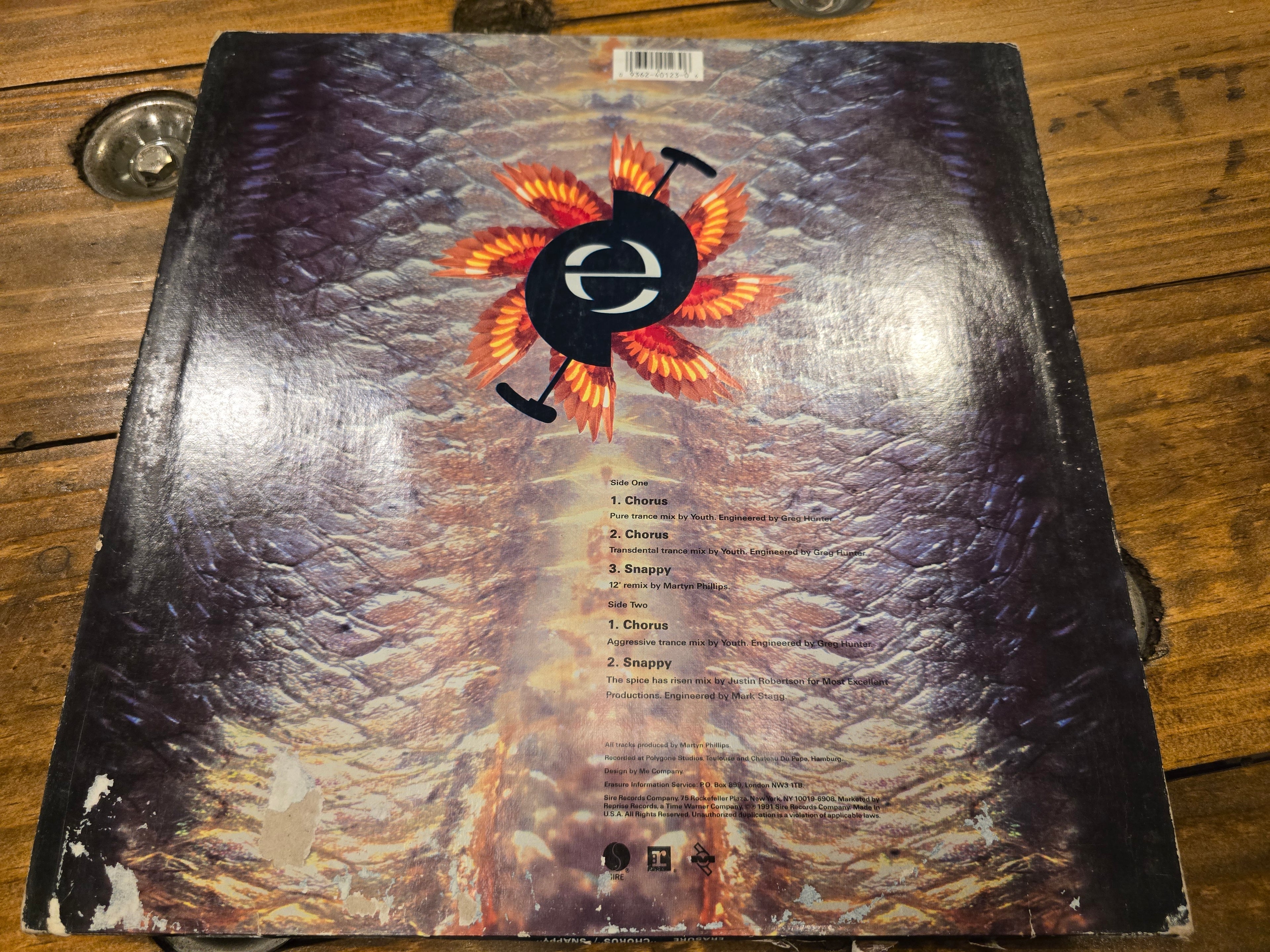Erasure – "Chorus" (1991, Original LP)