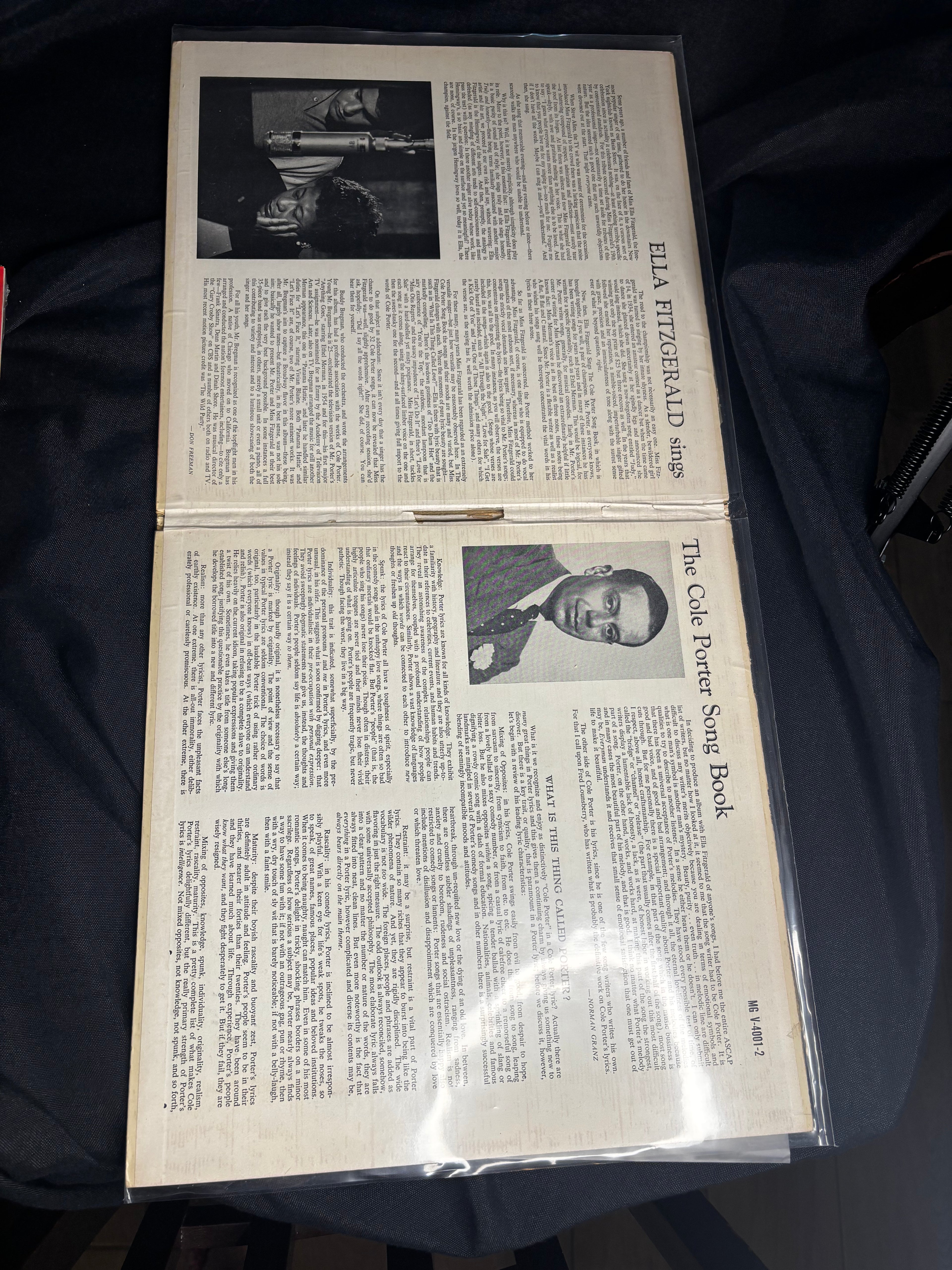 Ella Fitzgerald – Ella Fitzgerald Sings the Cole Porter Song Book (1956, MG V-4001-2)