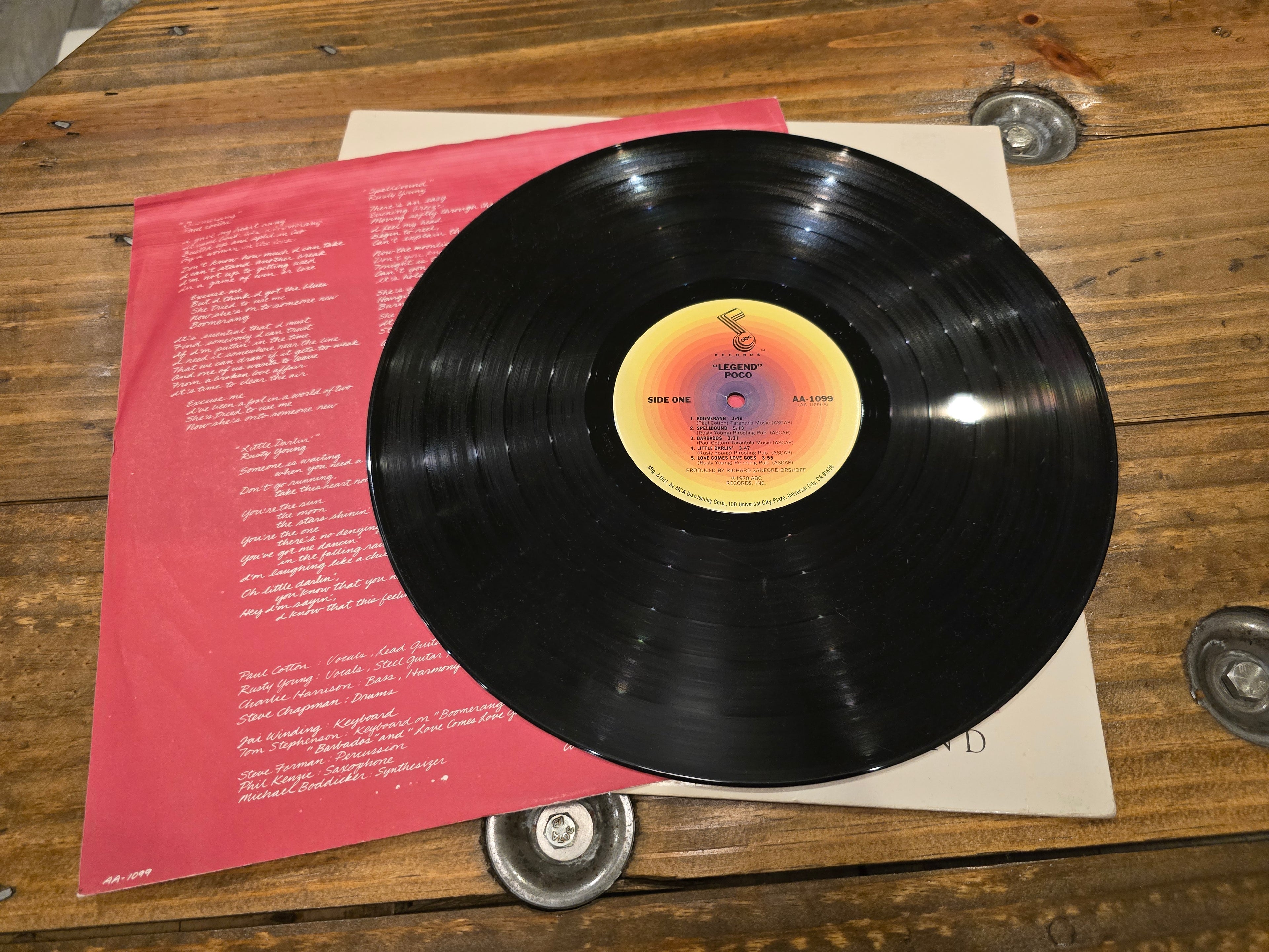 POCO – "Legend" (1978, Original LP)