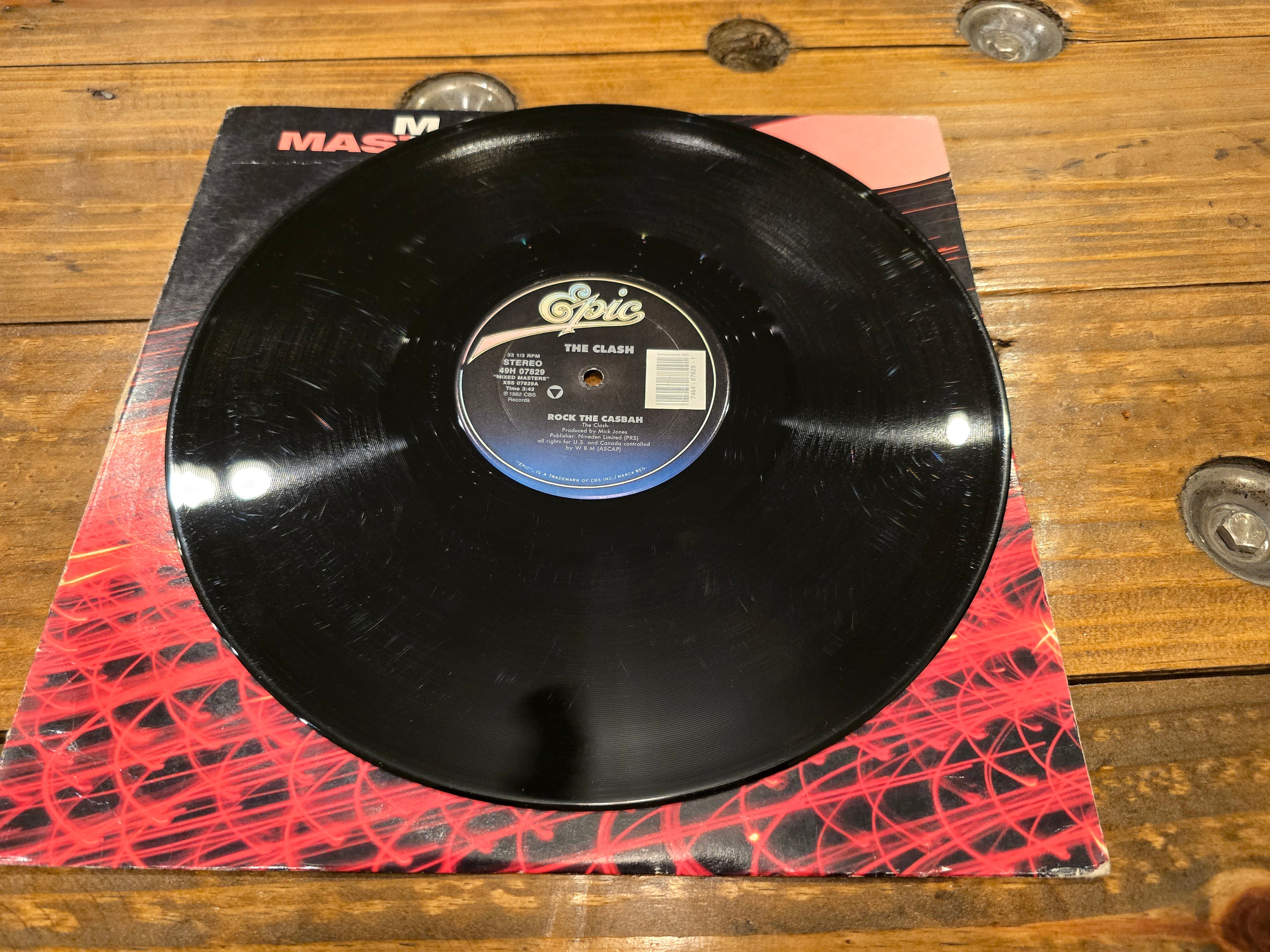 The Clash – "Rock the Casbah" (1982, 12" Single, Mixed Masters)